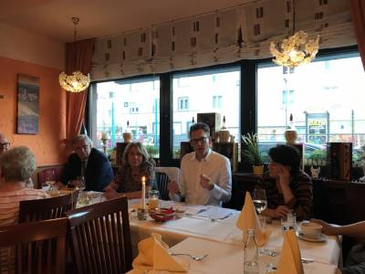 Stammtisch am 16.08.2019 mit dem neuen Fraktionsvorsitzenden Dr. Nils Kler zum Thema 