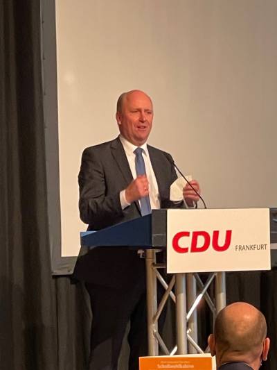 Rede des neuen Kreisvorsitzenden Uwe Becker