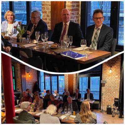 Die drei Ehrengste und die Mitglieder der CDU Dornbusch