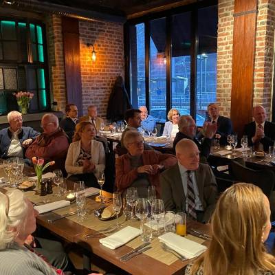 Mitglieder der CDU Dornbusch whrend des Neujahrsempfangs