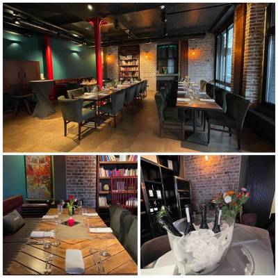 Lokalitt des diesjhrigen Neujahrsempfangs der CDU Dornbusch: Die Oinotheke gegenber der Deutschen Nationalbibliothek 