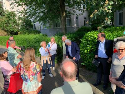 Diskussion mit der Stadtverordneten und stellvertretenden Vorsitzenden Loizides