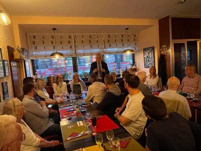 Eindrcke von der Ansprache des Abgeordneten Bartelt