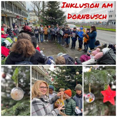 Eindrcke vom Dekorieren des Weihnachtsbaumes